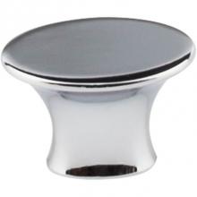 Top Knobs TK780PC - Edgewater Knob 1 5/16 Inch Polished Chrome