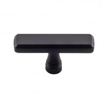 Top Knobs TK852BLK - Kingsbridge Knob 2 3/8 Inch Flat Black
