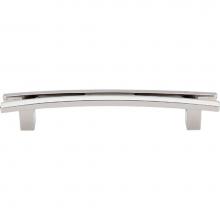 Top Knobs TK86PN - Flared Pull 5 Inch (c-c) Polished Nickel