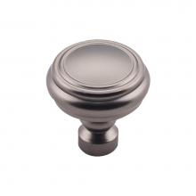 Top Knobs TK880AG - Brixton Rimmed Knob 1 1/4 Inch Ash Gray
