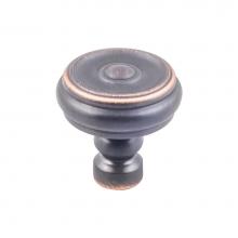 Top Knobs TK882UM - Brixton Button Knob 1 1/4 Inch Umbrio