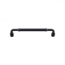 Top Knobs TK885BLK - Brixton Pull 6 5/16 Inch (c-c) Flat Black