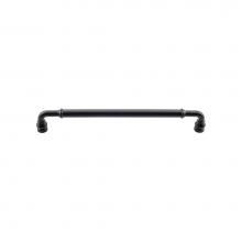 Top Knobs TK887BLK - Brixton Pull 8 13/16 Inch (c-c) Flat Black