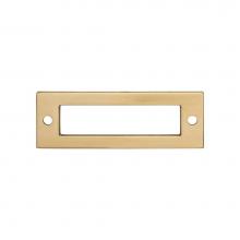 Top Knobs TK923HB - Hollin Backplate 3 Inch Honey Bronze