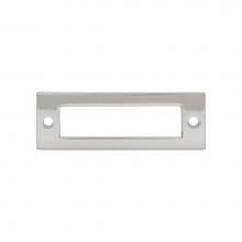 Top Knobs TK923PN - Hollin Backplate 3 Inch Polished Nickel
