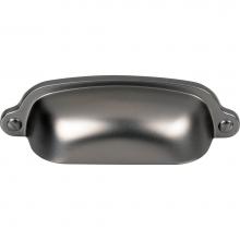 Top Knobs M2222 - Charlotte Cup Pull 2 9/16 Inch (c-c) Ash Gray