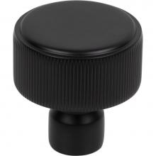 Top Knobs TK3250BLK - Dempsey Round Knob 1 1/4 Inch Flat Black