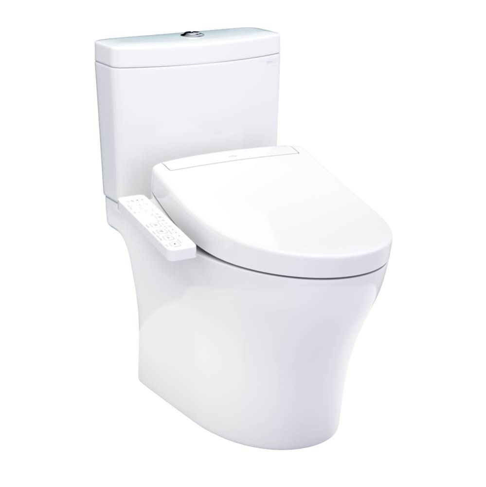 WASHLET+®  Aquia IV Two-Piece Elongated Dual Flush 1.28 and 0.9 GPF Toilet and WASHLET S2 Bid