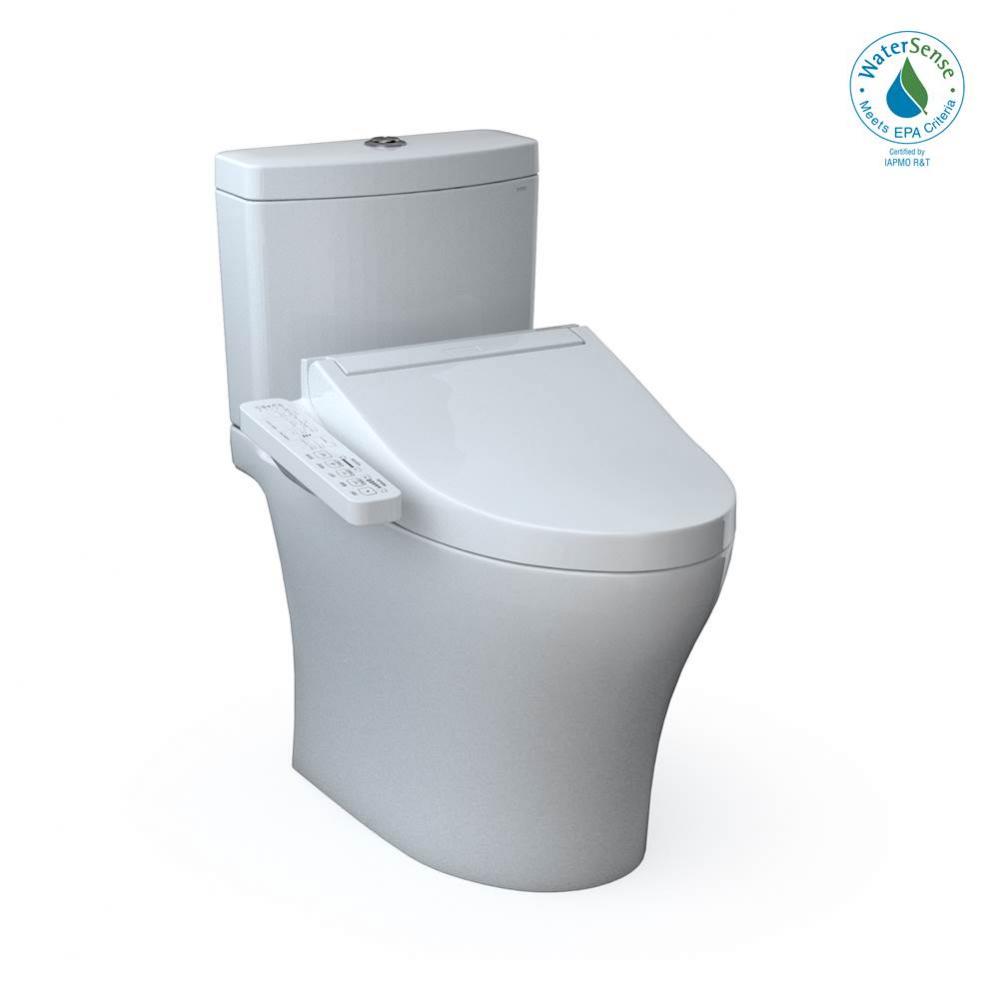 Toto® Washlet®+ Aquia® Iv Two-Piece Elongated Universal Height Dual Flush 1.28 And