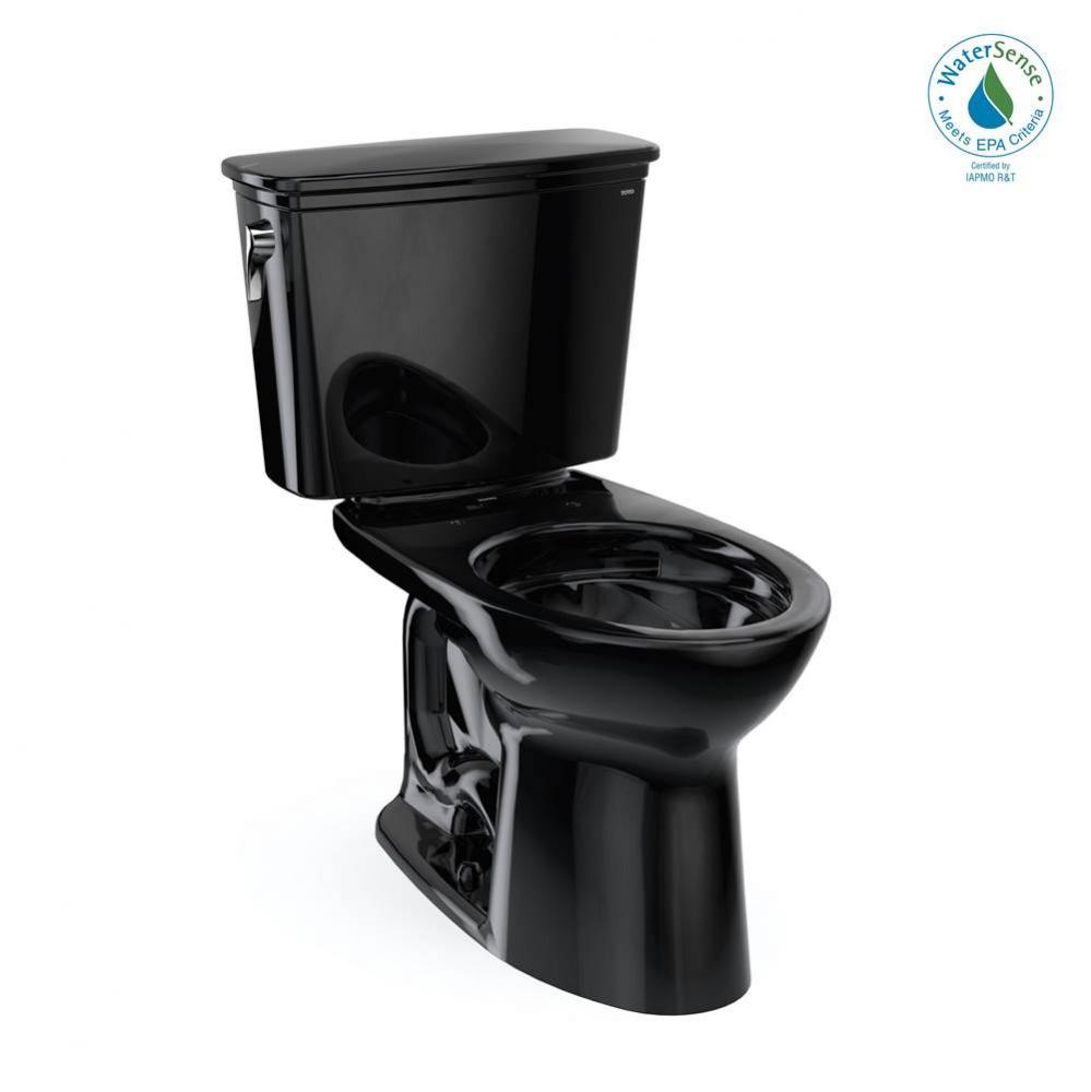 Toto® Drake® Transitional Two-Piece Elongated 1.28 Gpf Tornado Flush® Toilet, Ebony