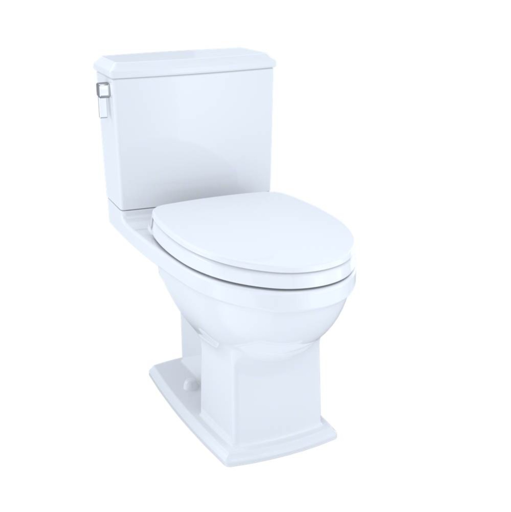 TOTO Connelly WASHLET+ Two-Piece Elongated Dual Flush 1.28 and 0.9 GPF Universal Height Toilet wit