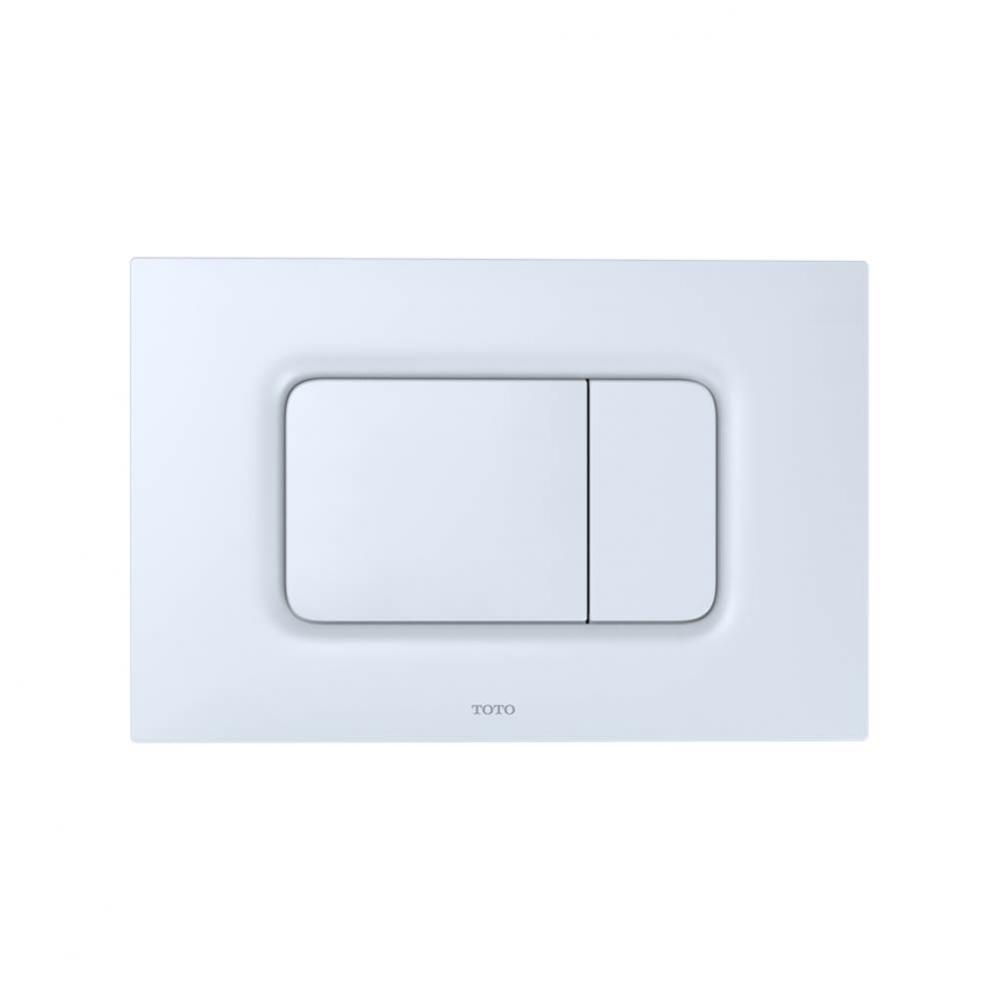Toto® Dual Flush Rectangle Push Button Plate For Select Duofit In-Wall Tank Unit, White Matte