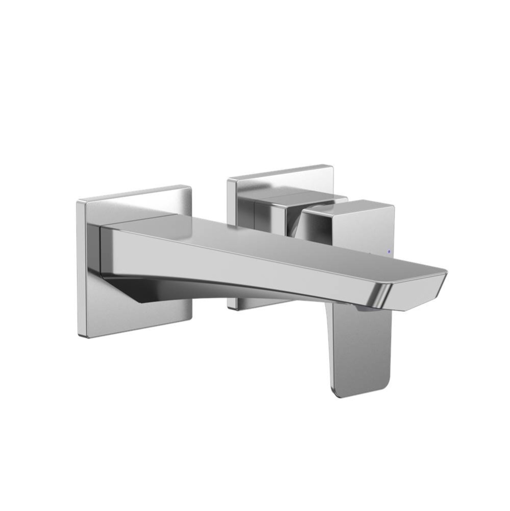 GE 1.2 GPM Wall-Mount Single-Handle Bathroom Faucet with COMFORT GLIDE Technology, Polished Chrome