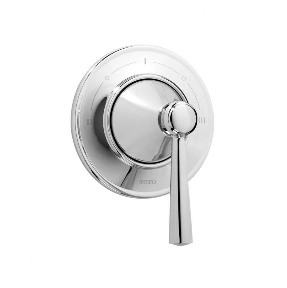Toto® Silas™ Three-Way Diverter Trim With Off, Polished Chrome