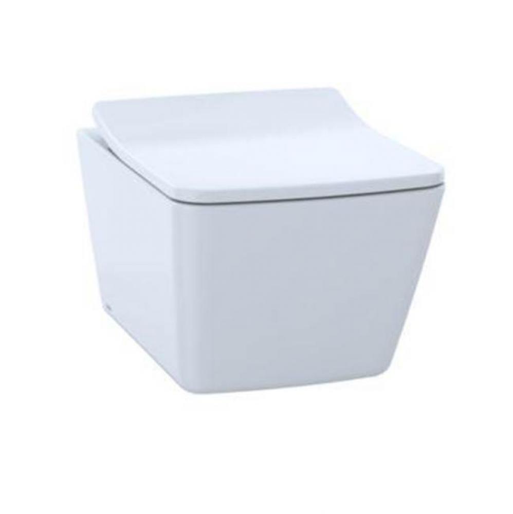 SP WASHLET®+ Wall-Hung Toilet Bowl 1.28 and 0.9 GPF with CEFIONTECT, Cotton White - CT449CFGT