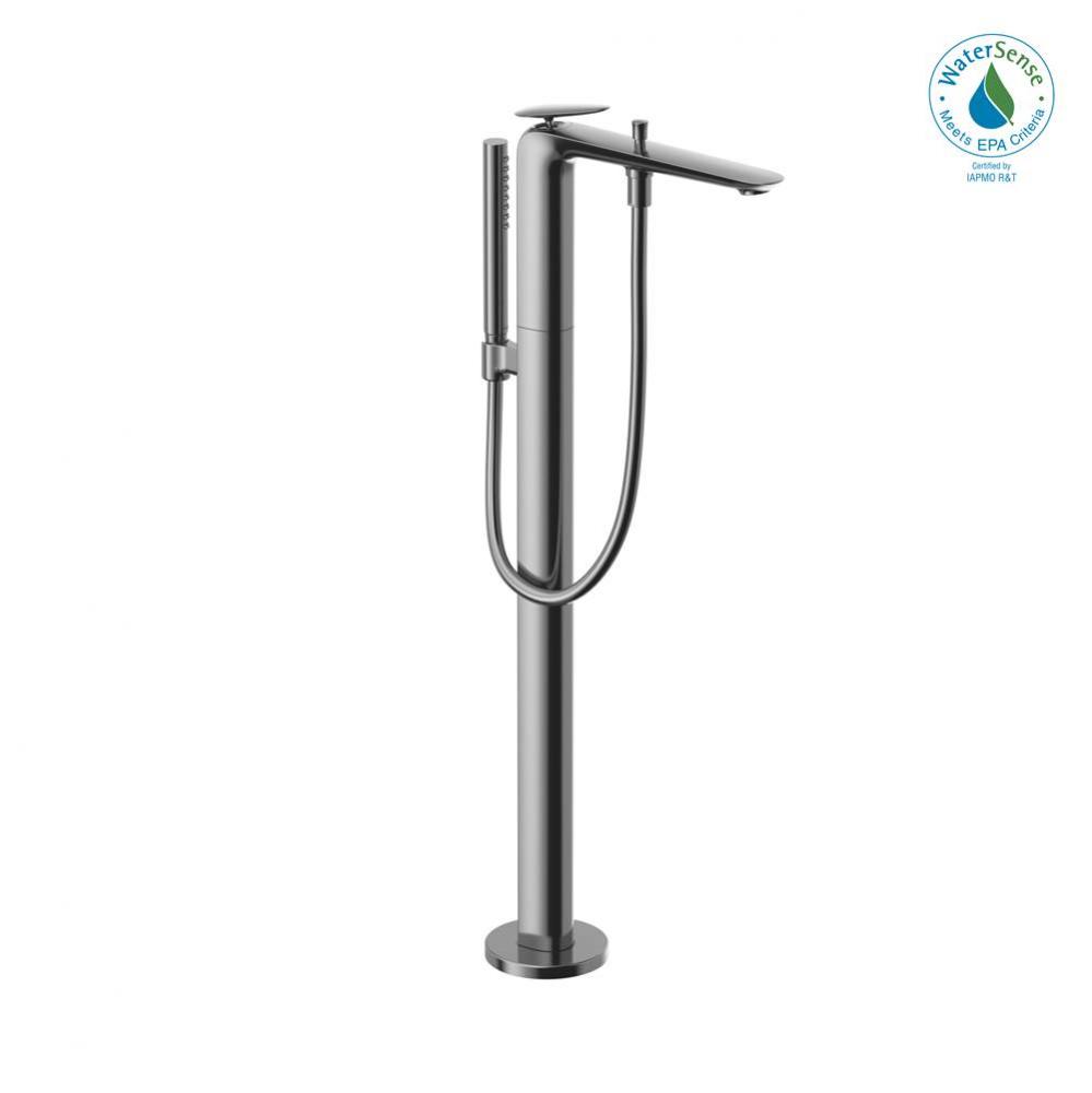 Toto® Za Single-Handle Free Standing Tub Filler With Handshower, Polished Chrome