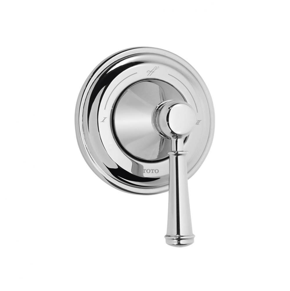 Toto® Vivian™ Lever Handle Two-Way Diverter Trim With Off, Polished Chrome