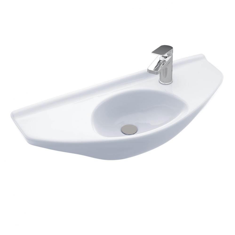 Toto® Oval Wall-Mount Bathroom Sink With Cefiontect, Cotton White