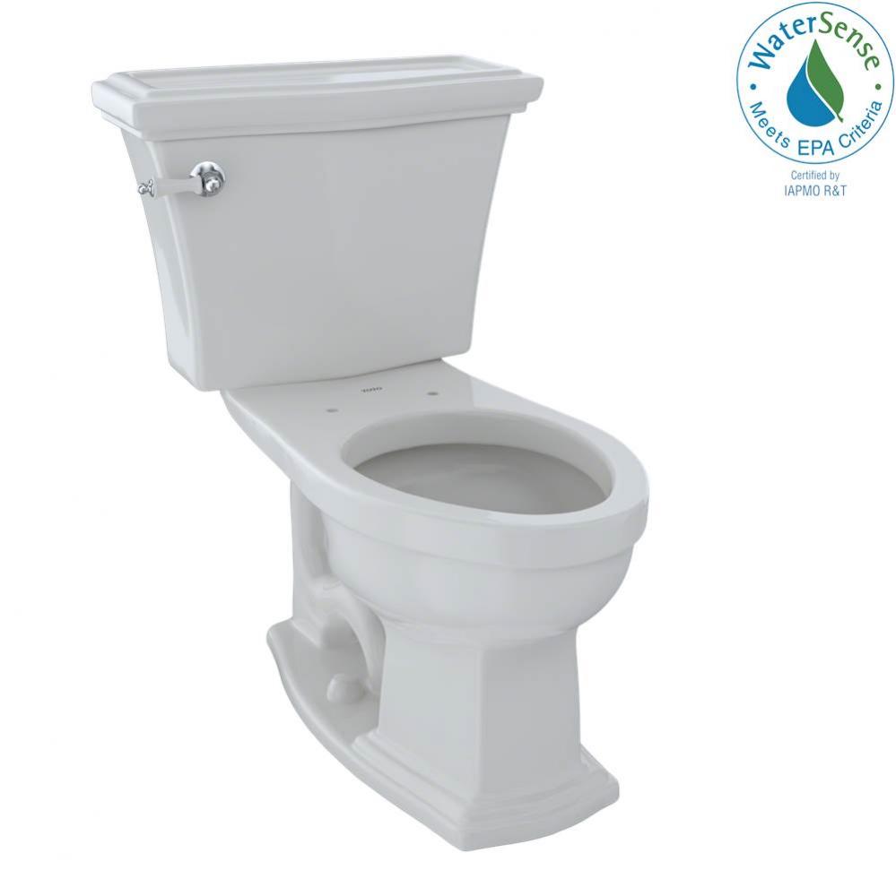 Eco Clayton® Two-Piece Elongated 1.28 GPF Universal Height Toilet, Colonial White