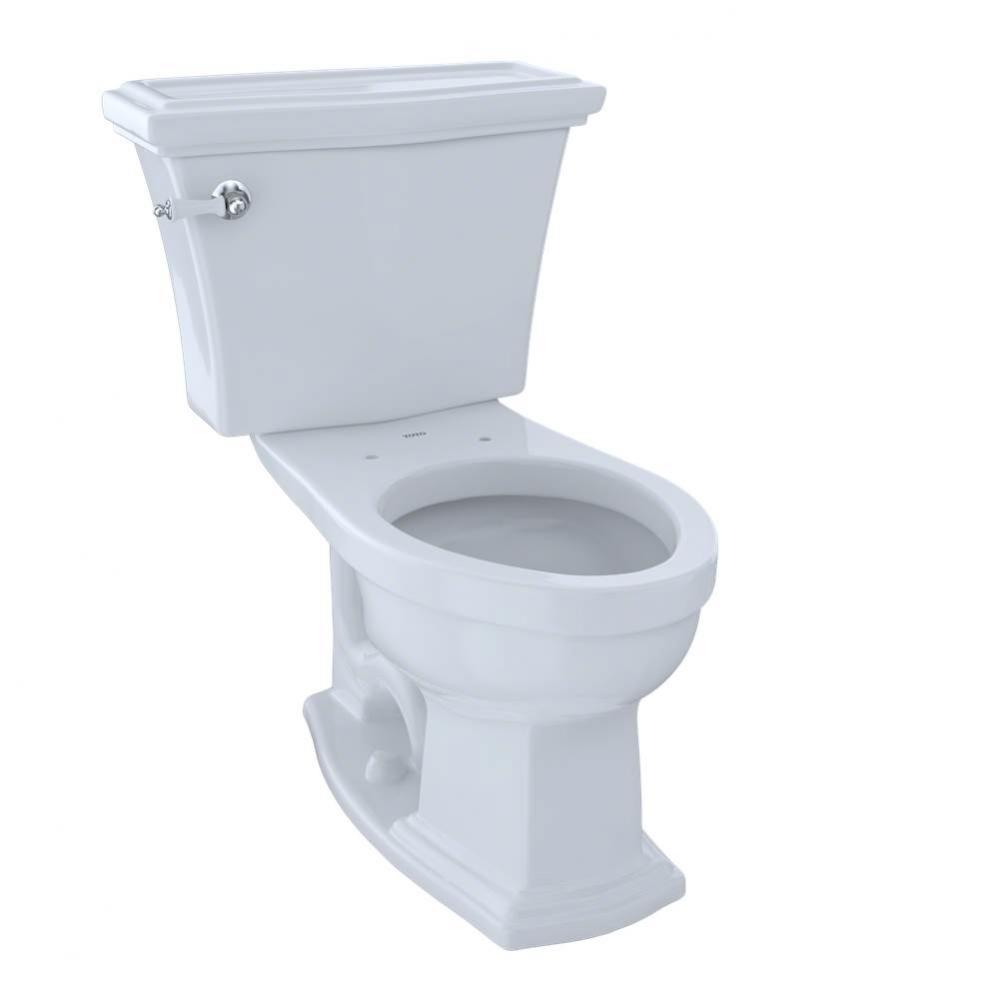 Clayton® Two-Piece Elongated 1.6 GPF Universal Height Toilet, Cotton White
