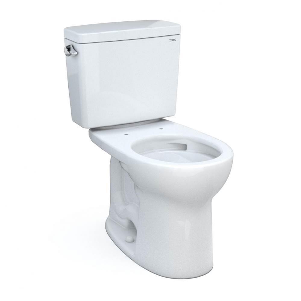 Toto® Drake® Two-Piece Round 1.6 Gpf Universal Height Tornado Flush® Toilet With Ce