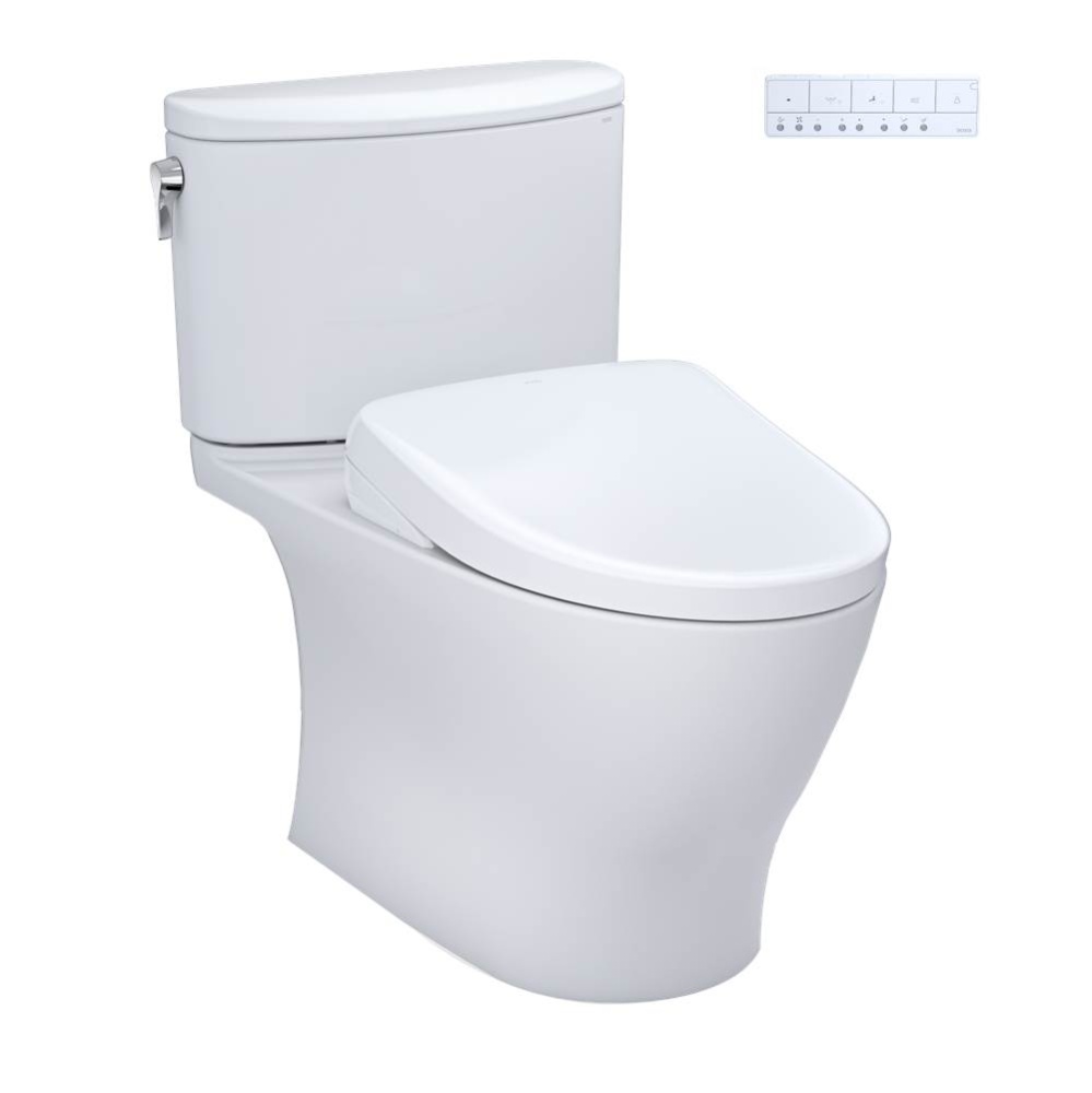 WASHLET®+ Nexus® 1G® Two-Piece Elongated 1.0 GPF Toilet with Auto Flush S7 Contempo