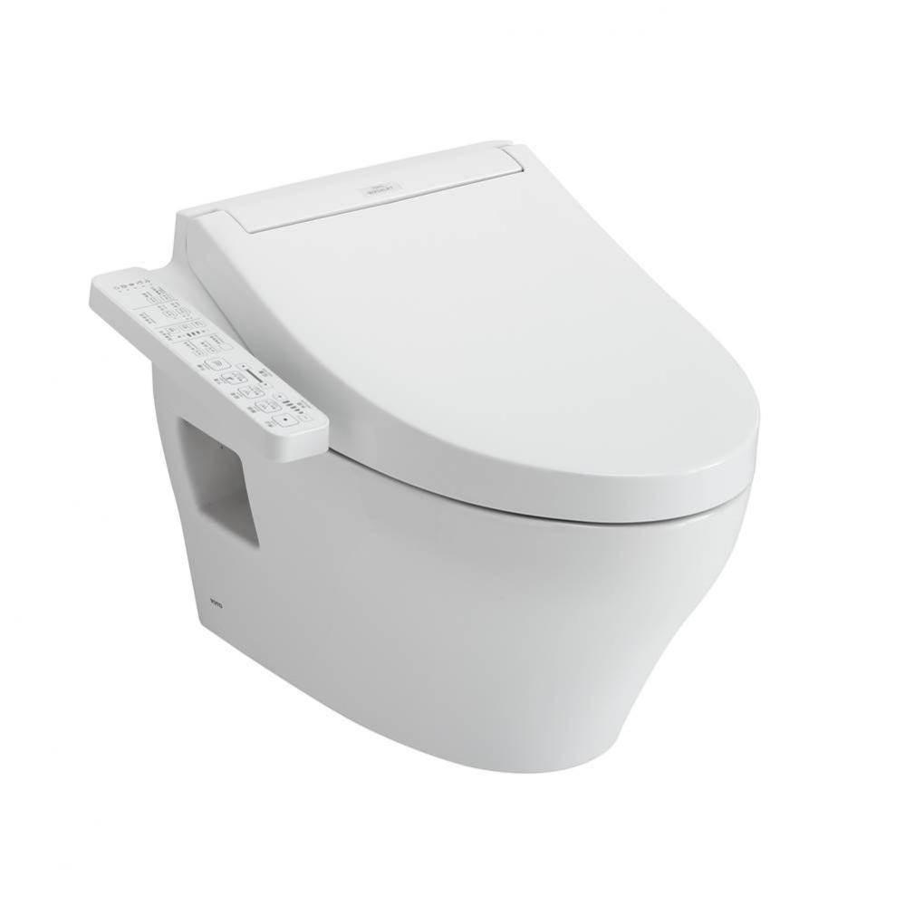 Toto® Washlet®+ Ep Wall-Hung Elongated Toilet And Washlet C2 Bidet Seat And Duofit®