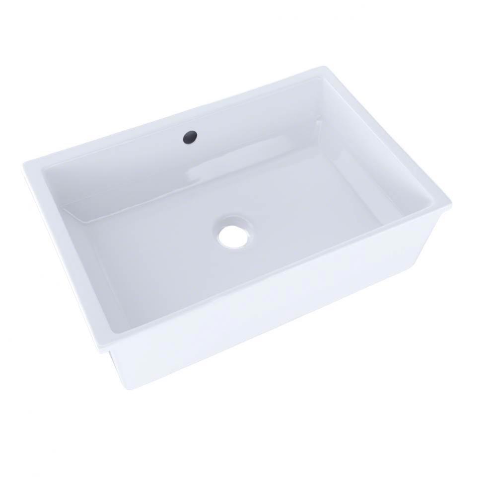 Vernica® Design I Undermount Fireclay Bathroom Sink, Cotton White