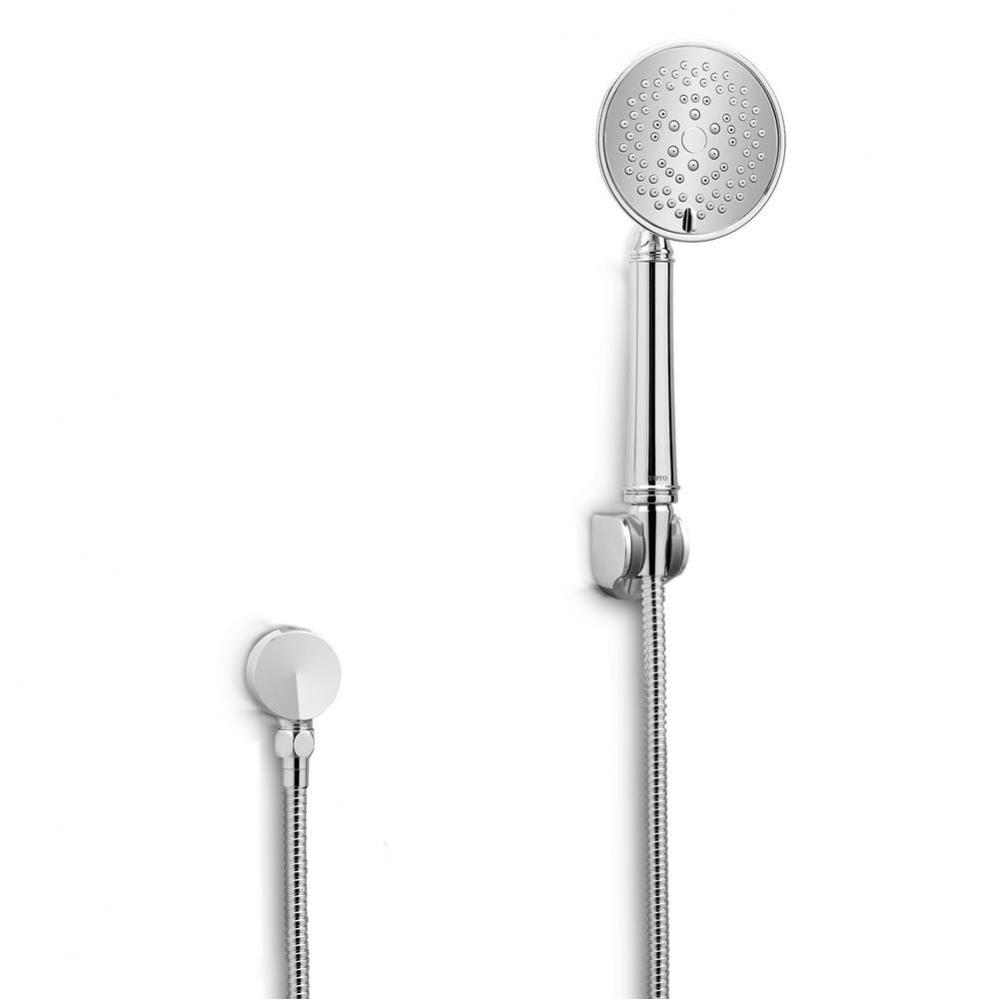 Toto® Traditional Collection Series A Five Spray Modes 4.5 Inch 2.5 Gpm Handshower, Polished