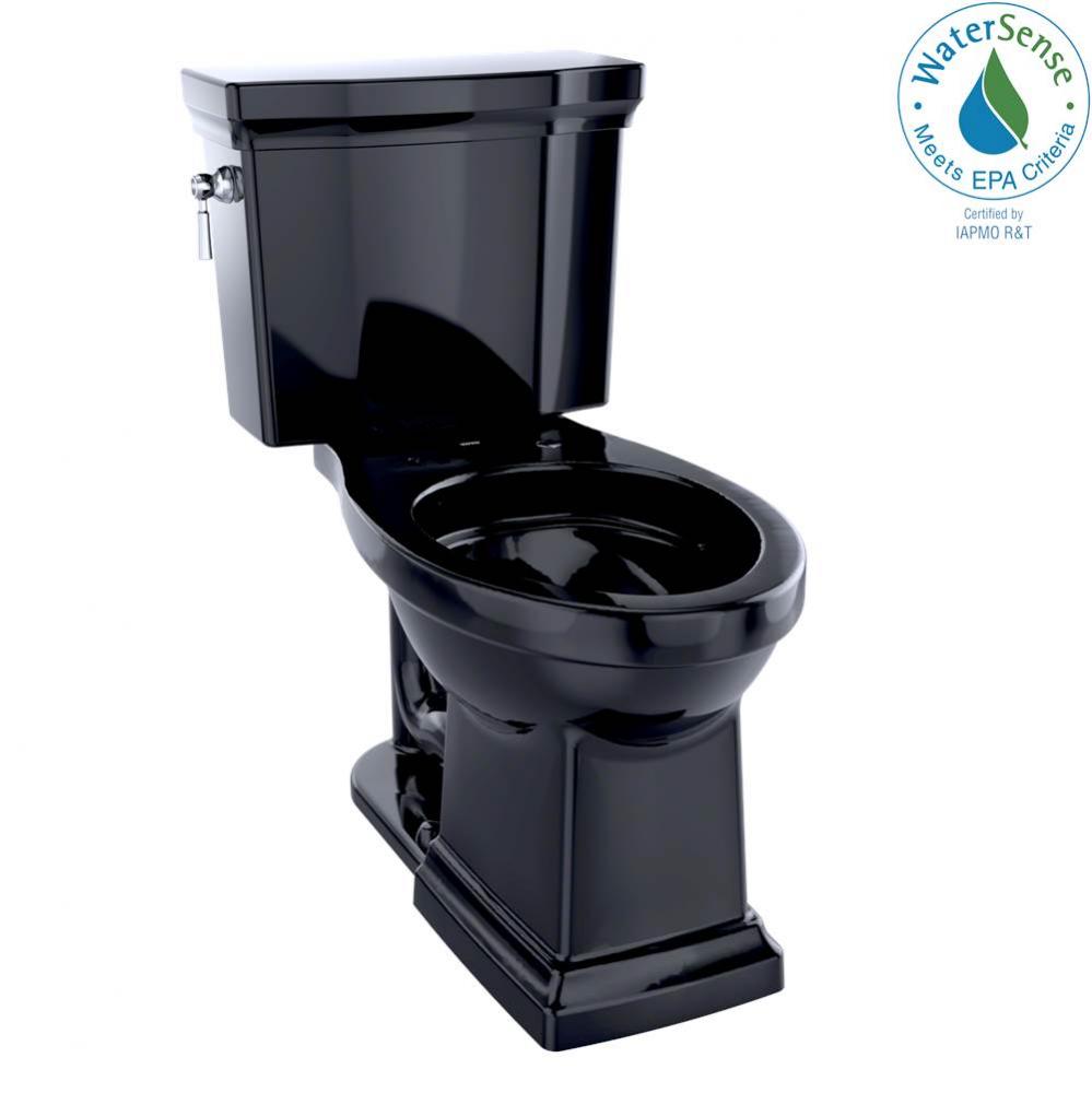 Toto® Promenade® II Two-Piece Elongated 1.28 Gpf Universal Height Toilet, Ebony