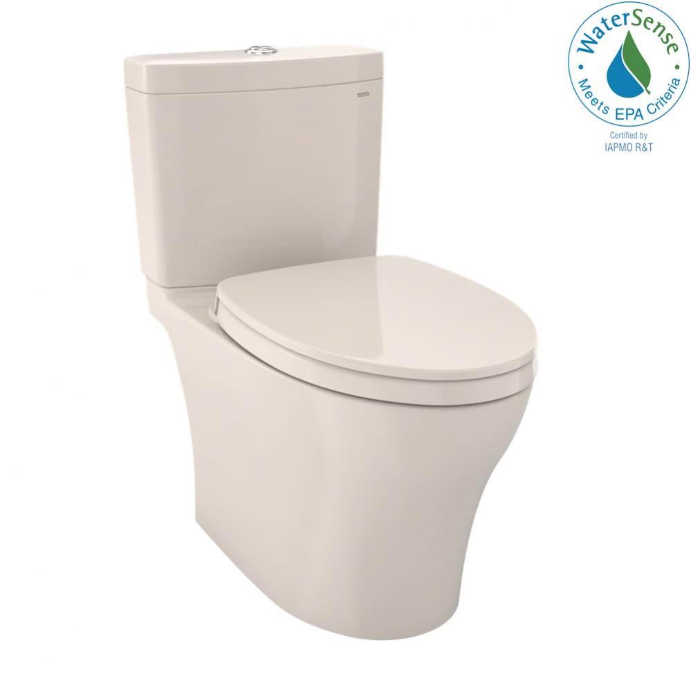 Aquia IV WASHLET+ Two-Piece Elongated Dual Flush 1.28 and 0.8 GPF Toilet with CEFIONTECT, Sedona B
