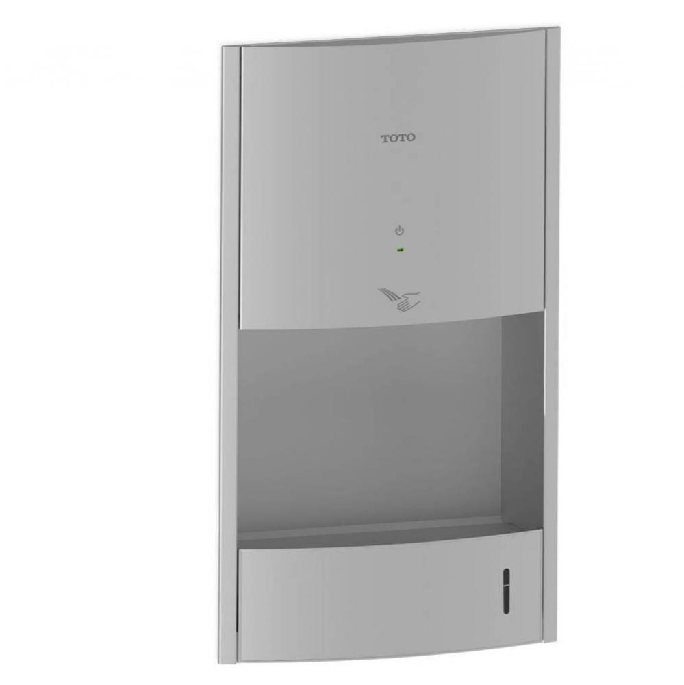 Cleandry High Speed Hand Dryer Ss Finish,Concealed W/Tray