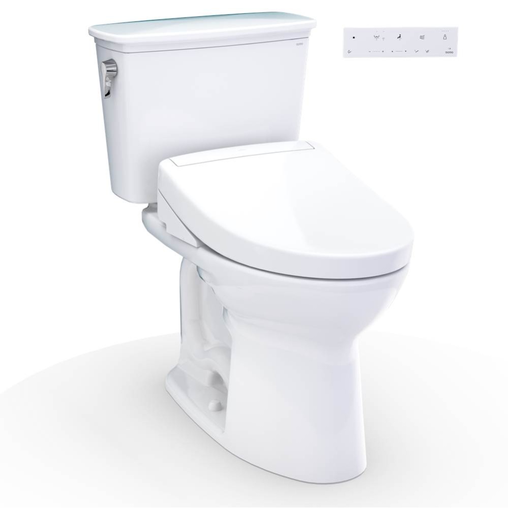 Drake® Transitional WASHLET®+ Two-Piece Elongated 1.28 GPF TORNADO FLUSH® Toilet wi