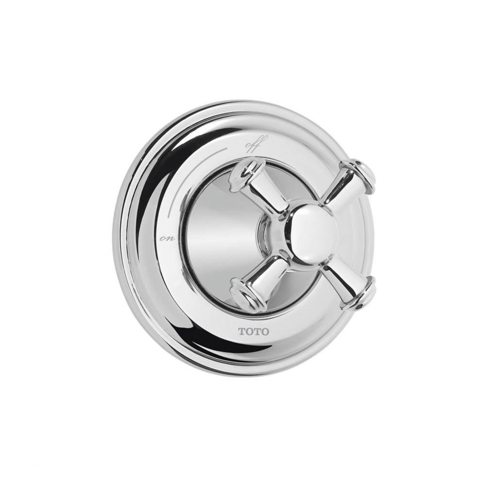 Toto® Vivian™ Cross Handle Volume Control Trim, Polished Chrome