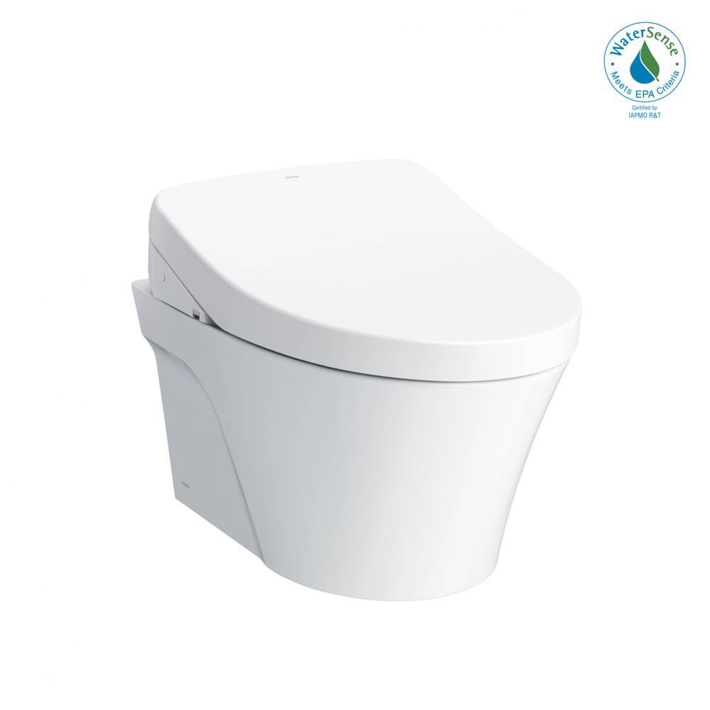 Toto® Washlet®+ Ap Wall-Hung Elongated Toilet With S500E Bidet Seat And Duofit® In-