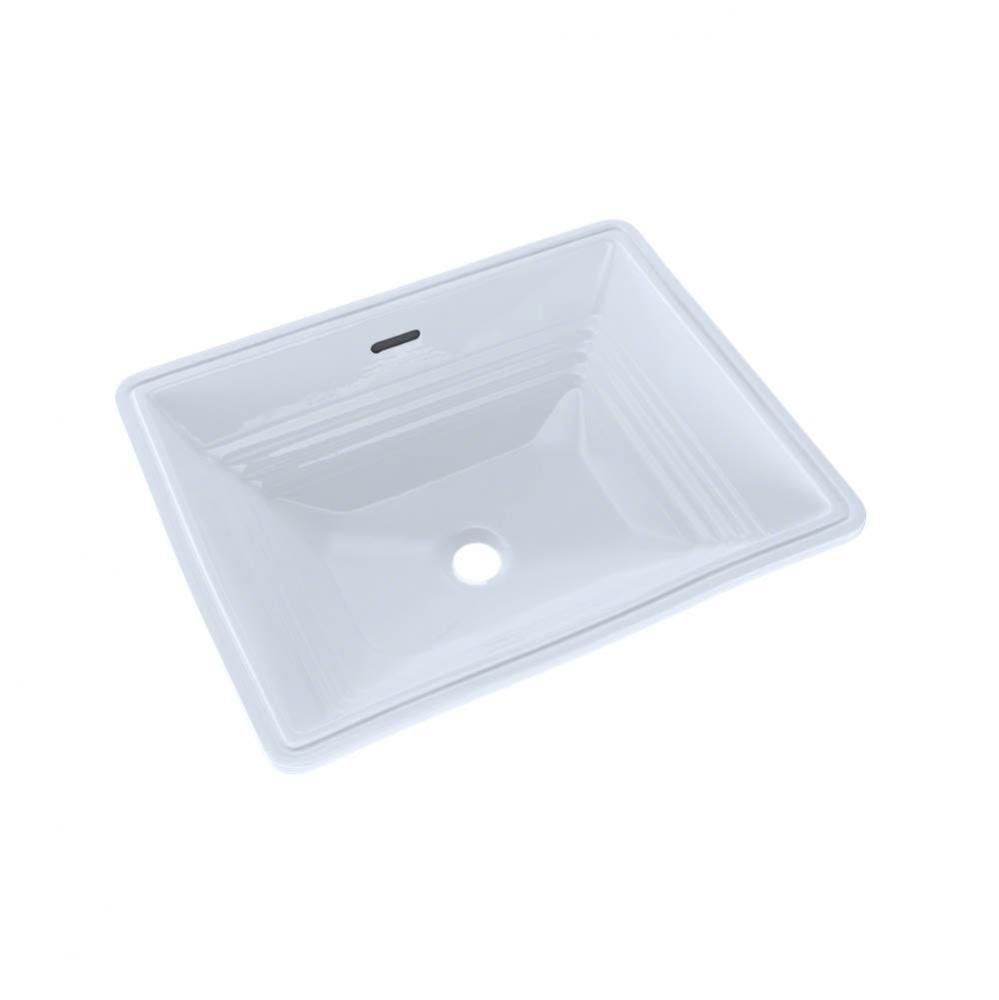 Toto® Promenade® Rectangular Undermount Bathroom Sink, Cotton White