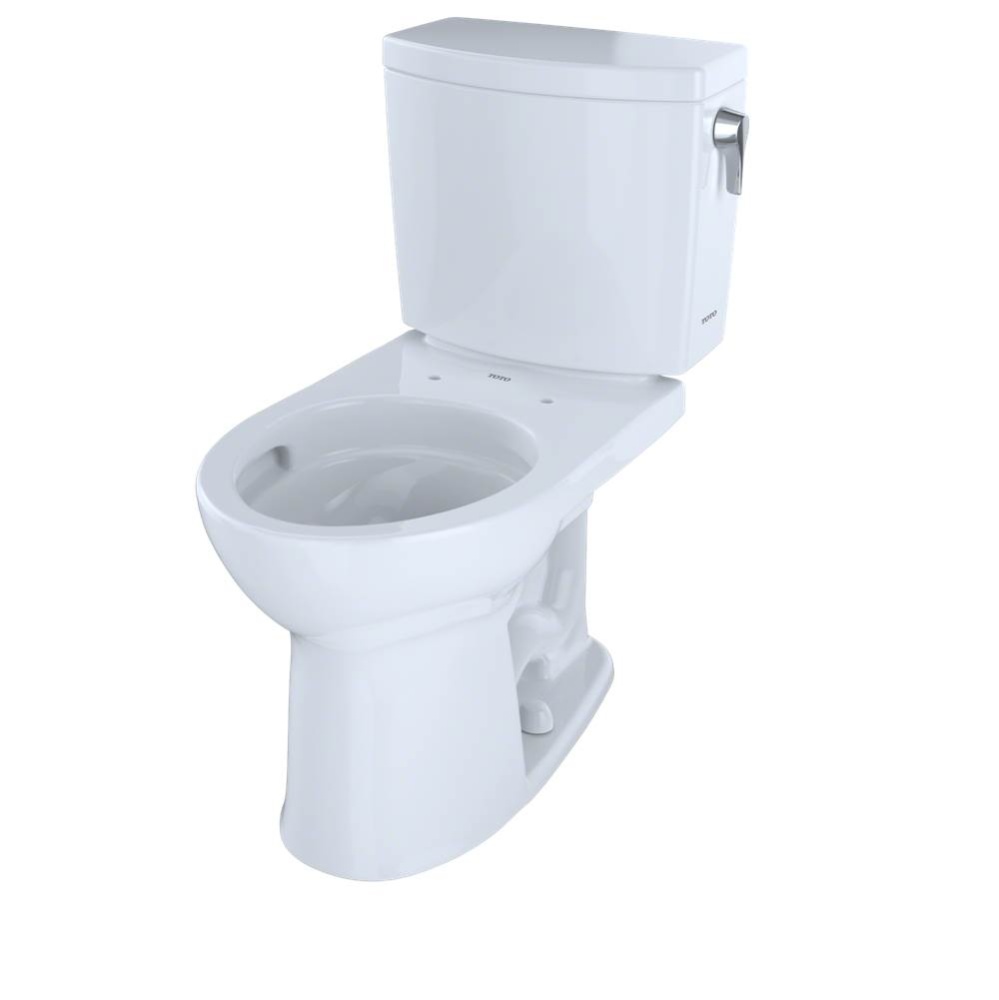 Drake® II 1G® Two-Piece Round 1.0 GPF Universal Height Toilet with CEFIONTECT and Right-