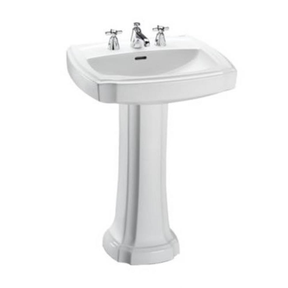 GUINEVERE 1-HOLE 24-3/8'' LAV AND PED - COLONIAL WHITE