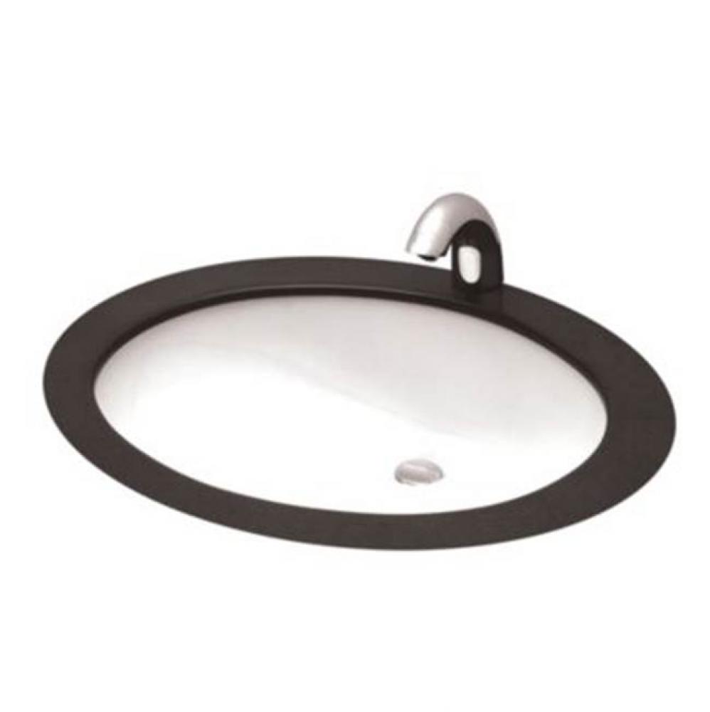 Toto® 17'' X 14'' Oval Undermount Bathroom Sink, Cotton White