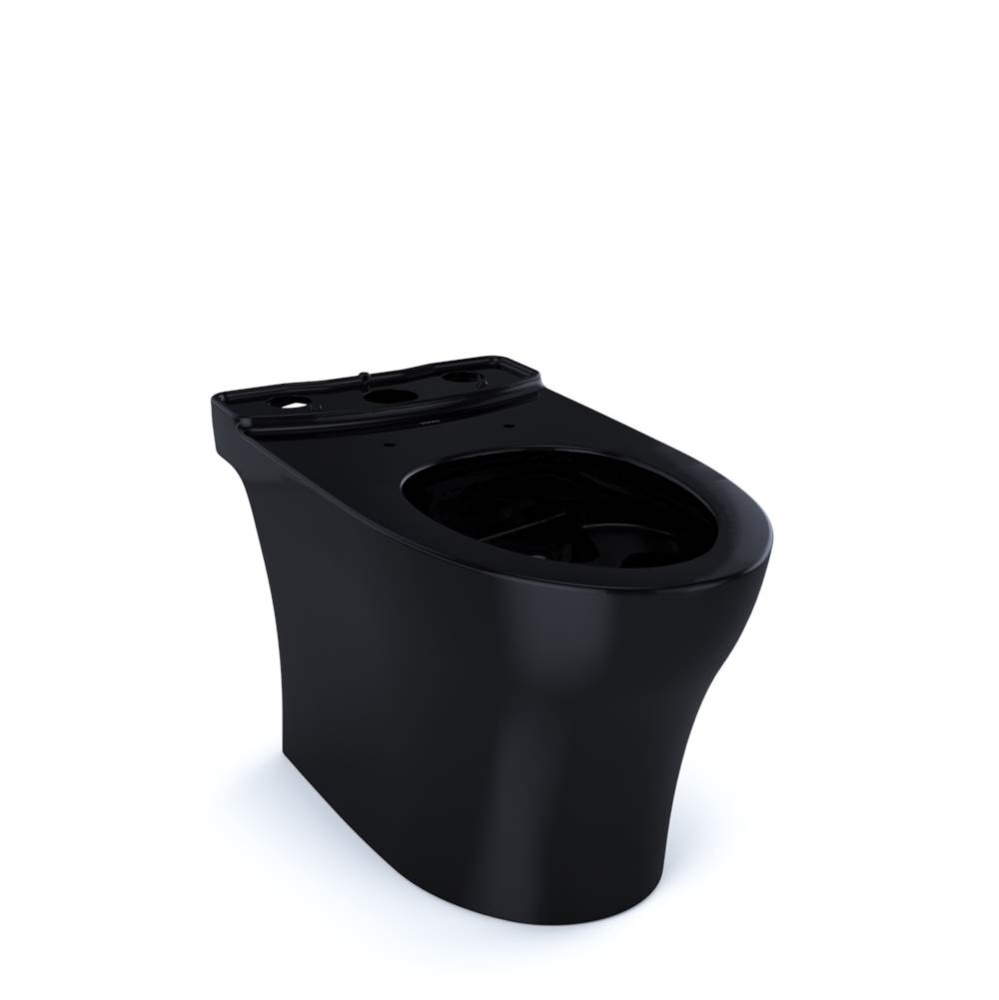 Aquia® IV Elongated Universal Height Skirted Toilet Bowl, WASHLET®+ Ready, Ebony