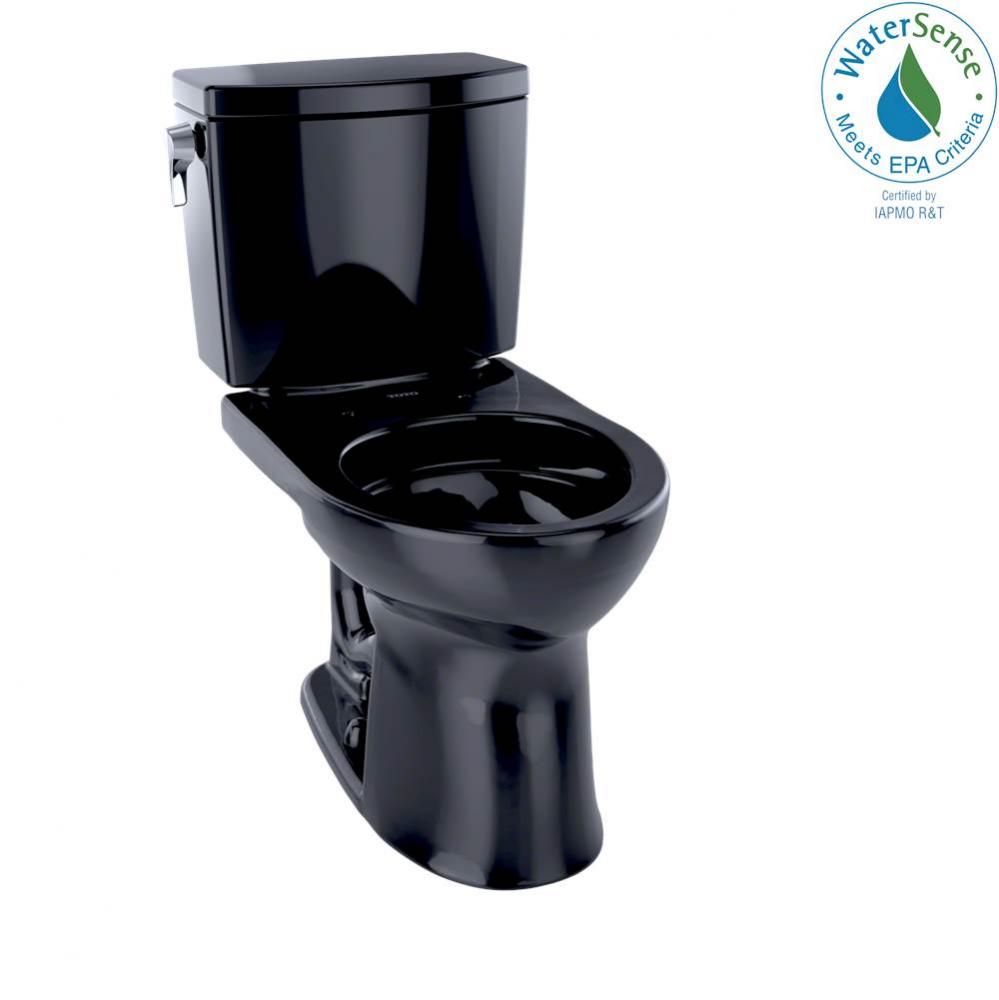 Toto® Drake® II 1G® Two-Piece Round 1.0 Gpf Universal Height Toilet, Ebony