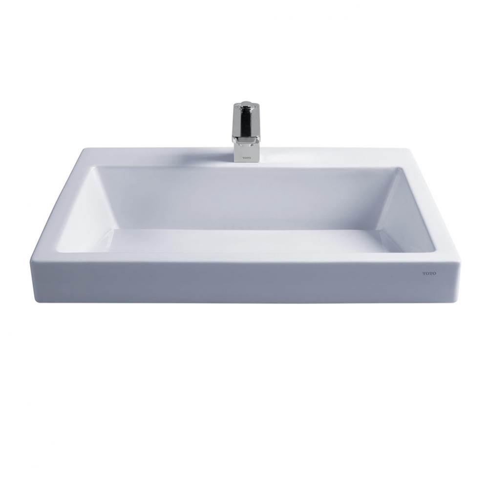 Toto® Kiwami® Renesse® Design I Rectangular Fireclay Vessel Bathroom Sink With Cefi
