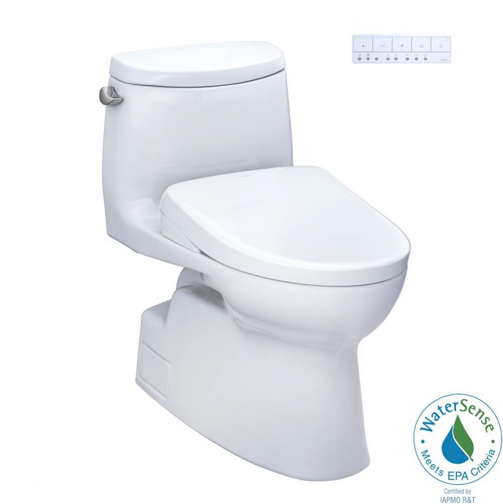 TOTO WASHLET plus Carlyle II One-Piece Elongated 1.28 GPF Toilet and WASHLET plus S7 Contemporary