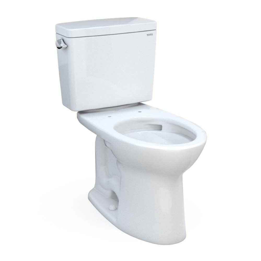 Drake® Two-Piece Elongated 1.6 GPF TORNADO FLUSH® Toilet with CEFIONTECT®, Cotton W
