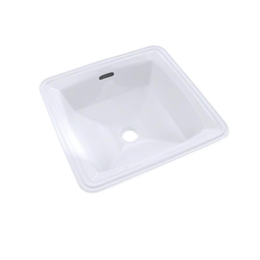 Connelly™ Square Undermount Bathroom Sink with CEFIONTECT, Cotton White