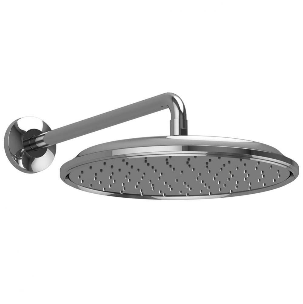 Classic Series Aero Rain Shower 12 Inch 2.0 GPM Showerhead, Polished Nickel