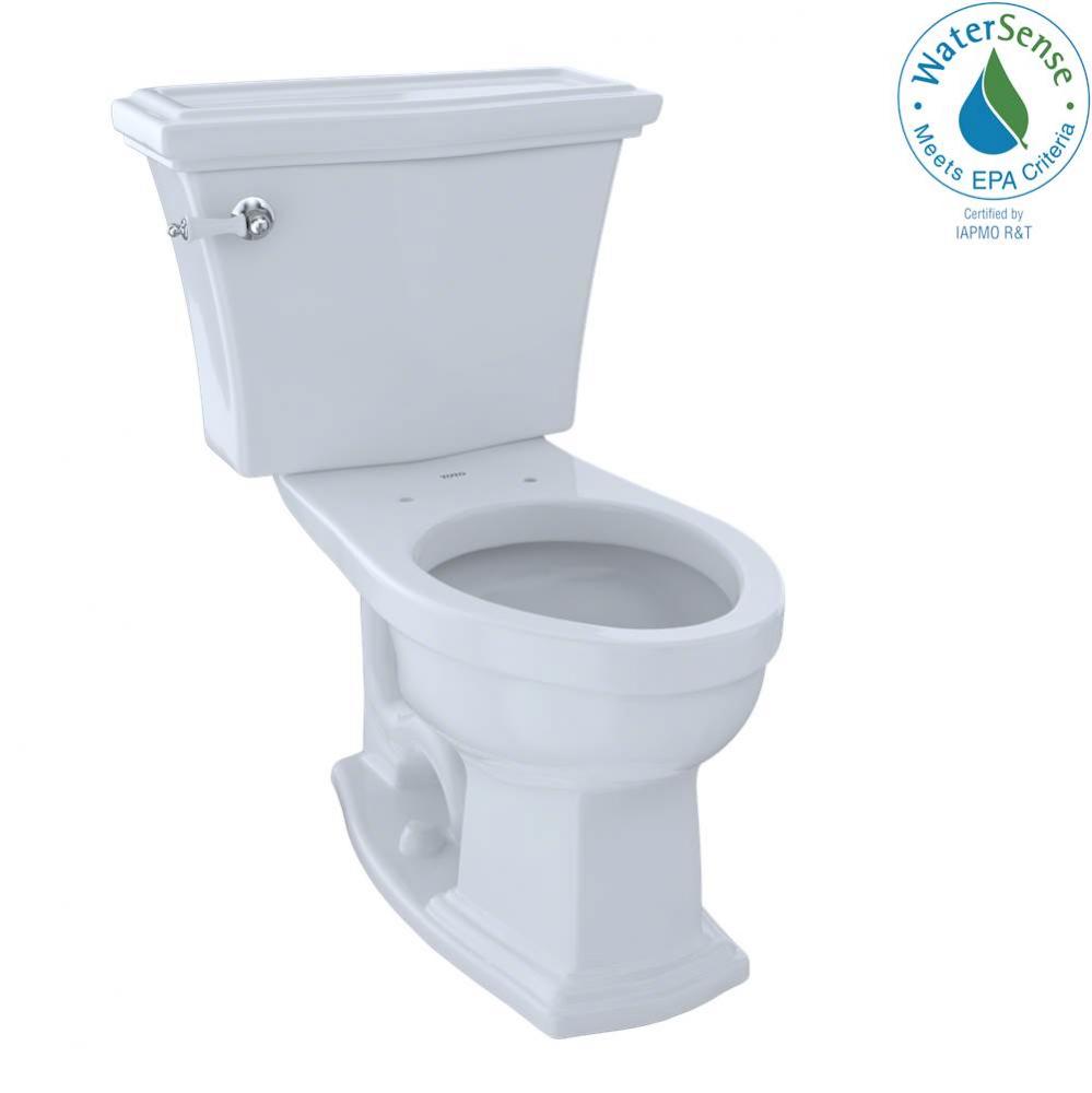 Toto® Eco Clayton® Two-Piece Elongated 1.28 Gpf Universal Height Toilet, Cotton White