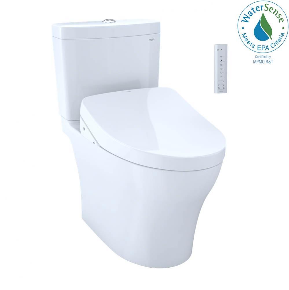 WASHLET®+ Aquia® IV Two-Piece Elongated Dual Flush 1.28 and 0.8 GPF Toilet with S500e Bi