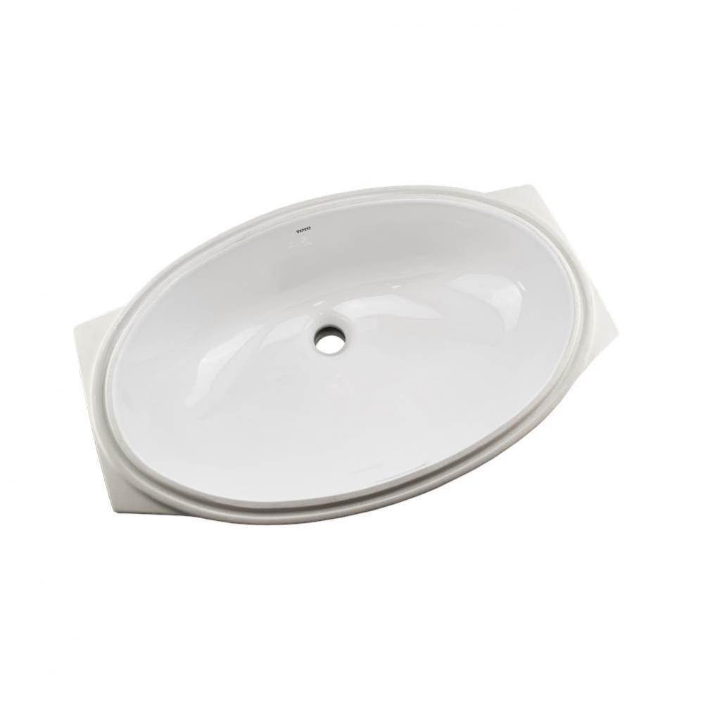 Toto® 24'' Oval Undermount Bathroom Sink With Cefiontect®, Cotton White