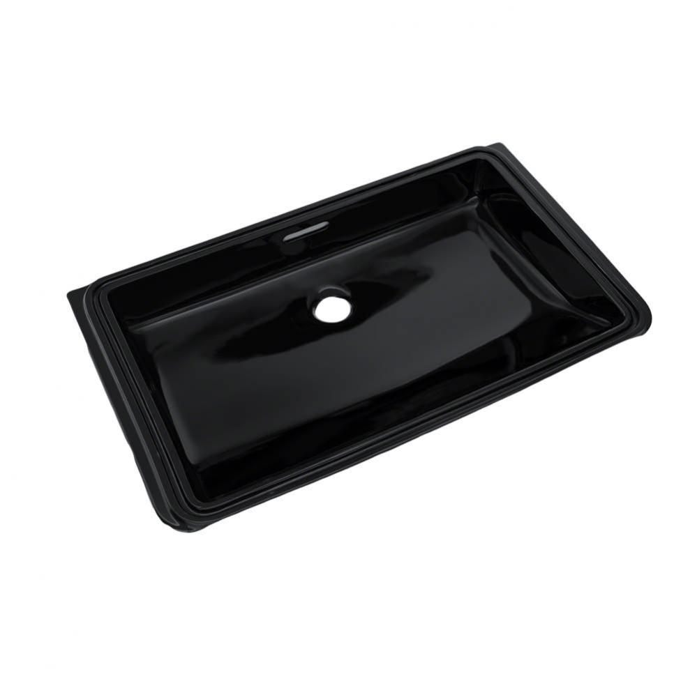 Toto® Rectangular Undermount Bathroom Sink, Ebony